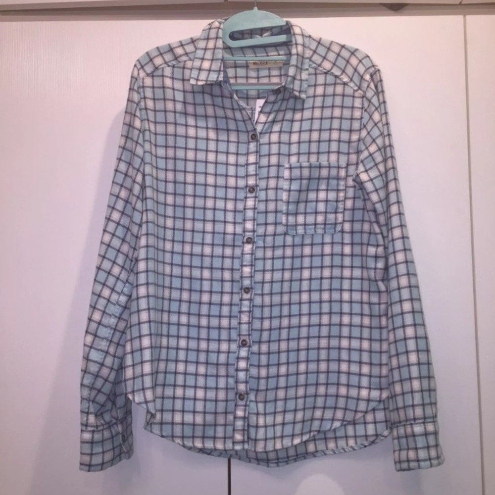 hollister cotton flannel shirt